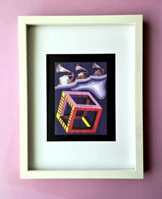 🔥 Педро Фридеберг подписанный принт 16x12» — психоделическая музыкальная шкатулка в космосе - Изображение 1 из 3