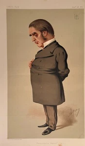 Vanity Fair Print. "Physiological Physic". Wm. Withey Gull. Dec. 18, 1875 - Picture 1 of 1