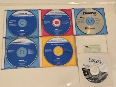 Dell Software Drivers & Utilites Cyberlink PowerDVD Roxio Microsoft Works 9.0 - Image 1 of 4