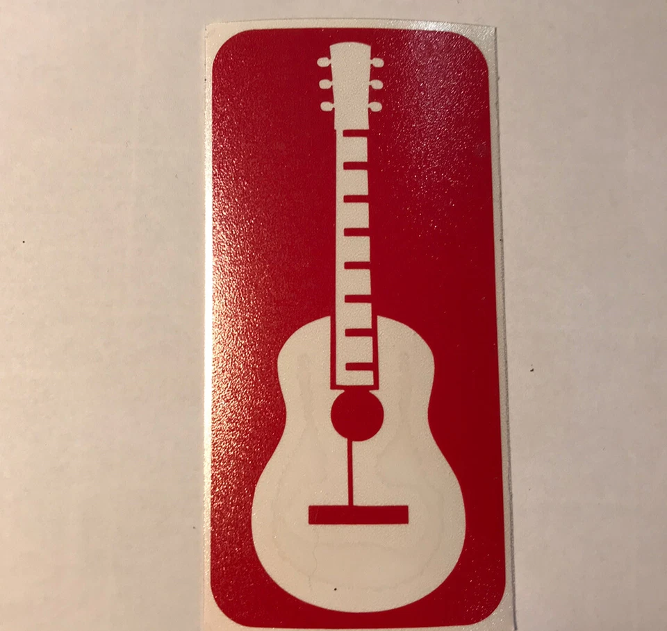 Guitar Glitter Tattoo Stencil Pack - Image 1 of 1