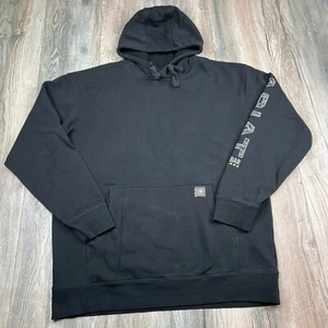Ariat Men's Rebar Roughneck Pullover Black Hoodie 10048790 Size L Large Tall - Picture 1 of 18