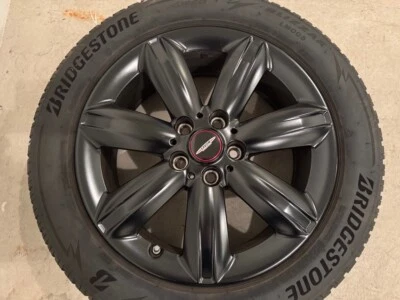 17 Zoll MINI F60 Countryman JCW Star Spoke 539 Winterräder 6891815 Schwarz 7mm - Bild 1 von 4