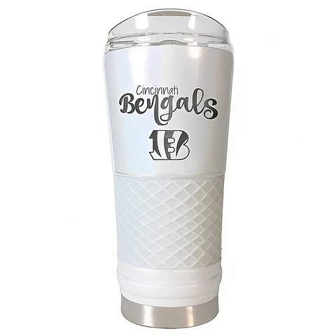 Cincinnati Bengals Draft Opal Tumbler 24 oz Vacuum Insulated Beverage Cup Cover