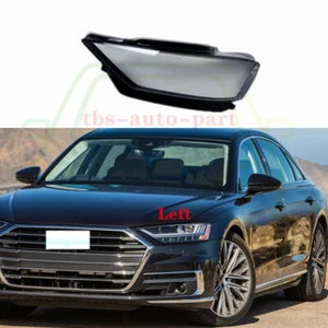 Left Side Headlight Cover Clear Pc+Sealant Glue For Audi A8 D5 2019-2022 - Picture 1 of 7