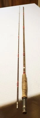 Caña de pescar con mosca Wright McGill Eagle Claw All American 8 1/2 pies modelo 5A EE. UU. Foto 1 de 2