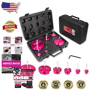 Durable Pink ABS Pipe Fitting Reamer Set - 6 Tools for Efficient Maintenance - Picture 1 of 11