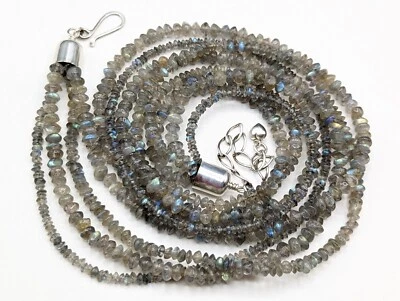 Collar de ley con cuentas de varias filas de labradorita Jay King Mine Finds DTR Foto 1 de 4