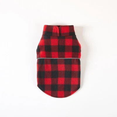 Pet Dog Winter Thermal Coat Clothes Puppy Cat Soft Fleece Vest Reflective Jacket - Image 1 of 4