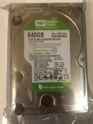 WD WD6400AACS-00G8B1 640GB SATA 3.5" HD DCM: EANNHTJMBB WD6400AACS - Image 1 of 2