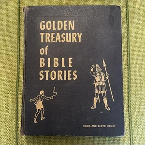 Vintage & Rare! Golden Treasury of Bible Stories , 1954. Rosie & Cloyd Hamby - Foto 1 di 11