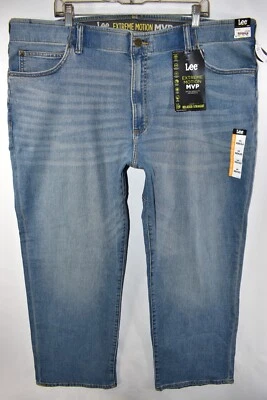 Novo Jeans Masculino Lee Ajuste Relaxado Perna Reta Movimento Extremo MVP Cintura Tamanho 48x30 - Imagem 1 de 4