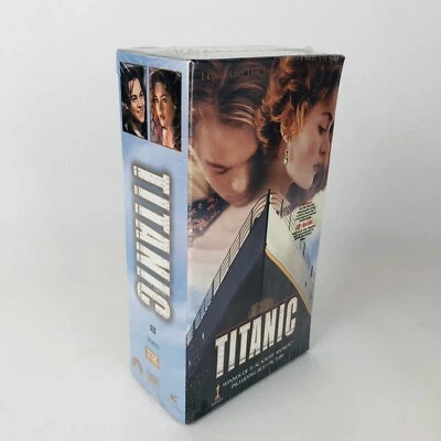 Titanic VHS 1998 Paramount Box Set NEW SEALED No Price Stickers Ready 2B Graded - Image 1 of 4