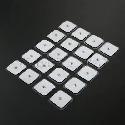 20Pcs 1.6x1.6" Snap On Replacement Electrode Pads F Tens Units Therapy Massagers - image 1 of 4