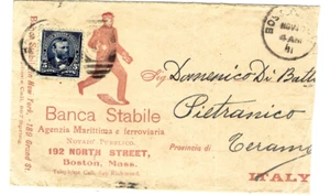 stkbox EE. UU. Publicidad Cubierta Italia Precioso 1891 Mensajero - Imagen 1 de 2
