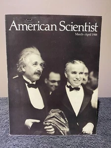 Vintage American Scientist Magazine, March-April 1988, Albert Einstein Cover - Bild 1 von 1