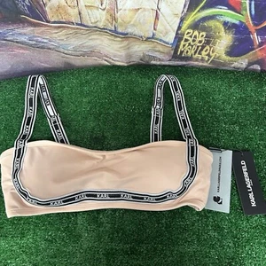 Karl Lagerfeld Paris Damen Größe Medium Badeanzug Oberteil Neu mit Etikett H2 - Bild 1 von 4