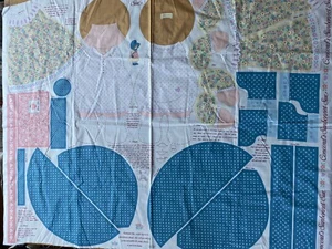 Concord Joan Kessler SUNBONNET SUE Doll + Clothes Cut & Sew Fabric Panel - Picture 1 of 3