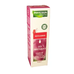 PHYTOSUN AROMS LES PRATIQUES PETITS BOBOS HUILES ESSENTIELLES 15 ML - Picture 1 of 1