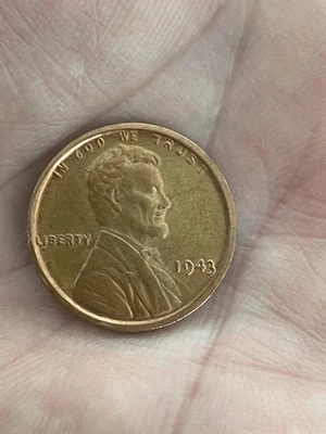 1943 wheat penny no mint mark - Image 1 of 4