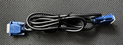 VGA Kabel, VGA-Stecker auf VGA-Stecker, 15-polig Monitor Anschlusskabel 1.5m - Bild 1 von 2