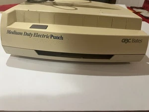 GBC Bates 350MD Office Medium Duty Electric 50-Sheet 3-Hole Punch B899 - Picture 1 of 3