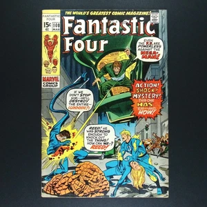 Fantastic Four #108 | Marvel 1971 | Final Jack Kirby Artwork on FF | FN/VF - Picture 1 of 4