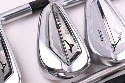 Mizuno JPX 921 Forged/Tour Irons / 4-PW / Stiff Flex KBS Tour C-Taper 120 Shafts - Image 1 of 4