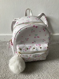 Under One Sky Small Backpack Rhinestones White And Pink Small Backpack - Picture 1 of 12