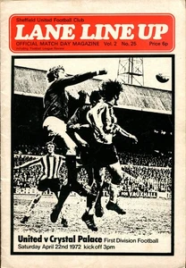 Sheffield United v Crystal Palace 22/04/72 Division 1 - Picture 1 of 2
