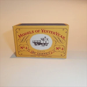 Matchbox Lesney Yesteryear 4 a Sentinel Steam Waggon A Style Repro Box - Picture 1 of 5