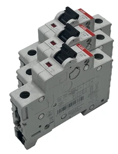 (3) ABB ST201M-C1 Miniature Circuit Breaker 1A 1-Pole C-Curve UL 1077 DIN Rail - Picture 1 of 4