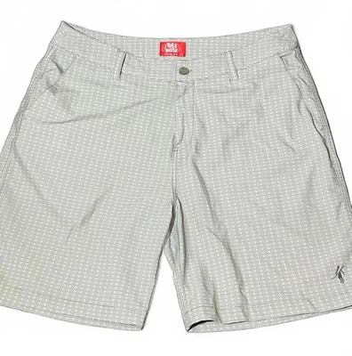 Pantalones cortos informales de rendimiento Toes on the Nose para hombre talla 36 - verdes - surf, golf Foto 1 de 4