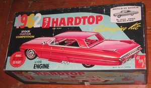 AMT 1962 Mercury Monterey Hardtop Kit # K-322 Stock Parts Only & Box 62 - Picture 1 of 7