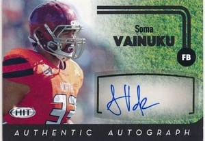 SOMA VAINUKU 2016 Sage Hit autógrafo auténtico #A69 automático - Imagen 1 de 2