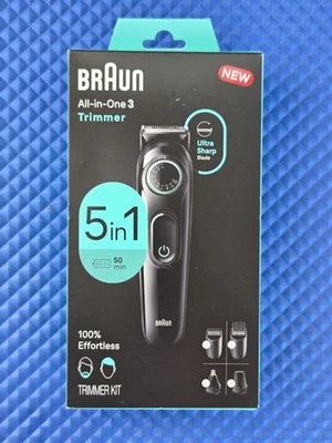 Braun Series 3 3450 5-in-1 Men's Electric Grooming Kit with Beard Hair Trimmer,  - Image 1 of 4