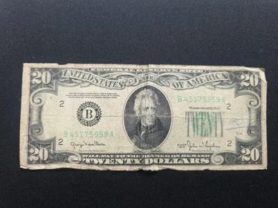 1950 $20 BOSTON FEDERAL RESERVE NOTE  - Image 1 of 2