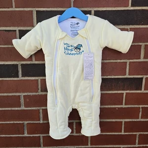 Baby Merlin's Magic Schlafanzug gelb Unisex Größe Small 12-18 Pfund - Bild 1 von 3