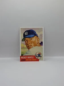1991 Topps Archives Mickey Mantle (1953 Topps Reprint Card #82) Fresh Pull NM - Bild 1 von 2
