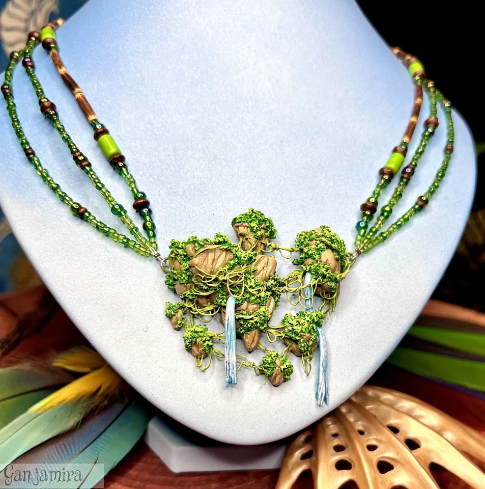 Halleluja Mountains - Avatar inspirierte Miniatur Kette - handgefertigtes Unikat - Bild 1 von 4