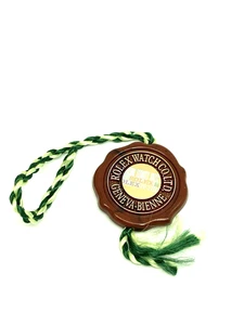 Auténtico Rolex Red Hang Tag Multiple Corona Holograma Cronómetro Geneve Bienne - Imagen 1 de 5