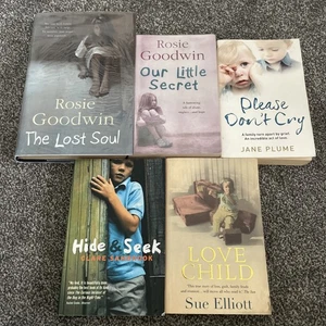 Tragic Life Books Bundle X 5 Fiction & Non Fiction Inc 1 HB Abuse Adoption Loss - Picture 1 of 21