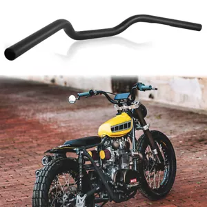 Manillar de motocicleta 7/8" 22 mm barras rastreadoras negras para Yamaha XS650 XS750 XS850 - Imagen 1 de 12
