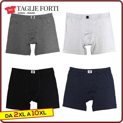 boxer uomo TAGLIE FORTI cotone elasticizzato mutanda grande intimo da 2XL 10XL - Immagine 1 di 4