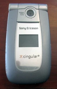 Vintage Sony Ericsson Z500 - Urban Gray (Cingular ) Rare Flip Phone - No Cord - Picture 1 of 4