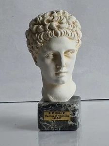 Replica busto greco vintage Hermes di Prassitele 5"" replica museo scultura - Foto 1 di 8