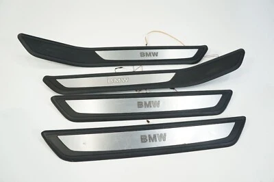 BMW 760LI 750LI 740LI 2009-2015 placa de desgaste placa de umbral piso puerta conjunto de 4 OEM Foto 1 de 4