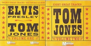 ELVIS PRESLEY~TOM JONES - 2 DISCS - MIRROR PROMO MUSIC CD - Imagen 1 de 3