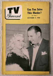 MAE WEST IRV KUPCINET RARE TV FORECAST COVER 1950 - Picture 1 of 5