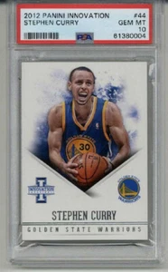 2012 PANINI INNOVATION #44 STEPHEN CURRY CARD WARRIORS PSA 10 LOW POP VERY RARE - Bild 1 von 2