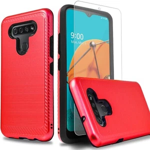 For LG K51 / Reflect Case Cover Premium Shockproof + Tempered Glass Protector - Photo 1 sur 17
